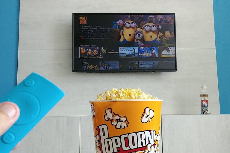 Areias do Mar | VistaMar e ar-condicionado na sala