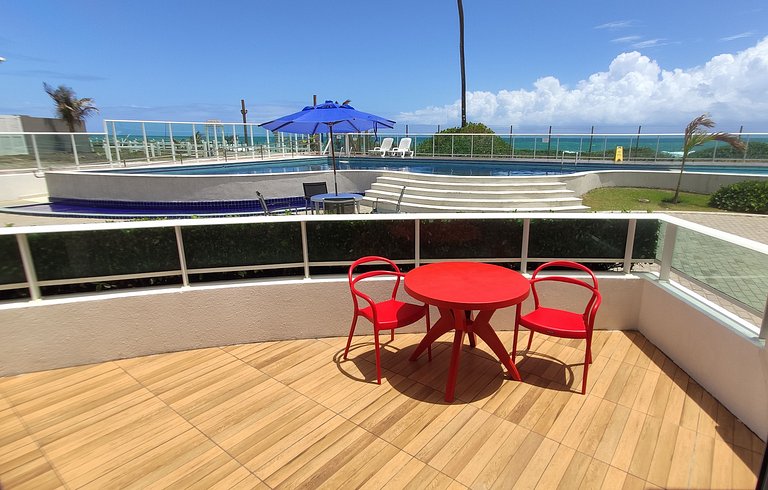 Frente Mar com Terraço Privativo e Pet Friendly