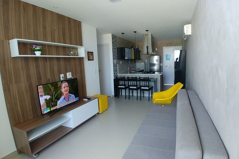 Conforto Beira-Mar: Lazer, Piscina e 2 Banheiros
