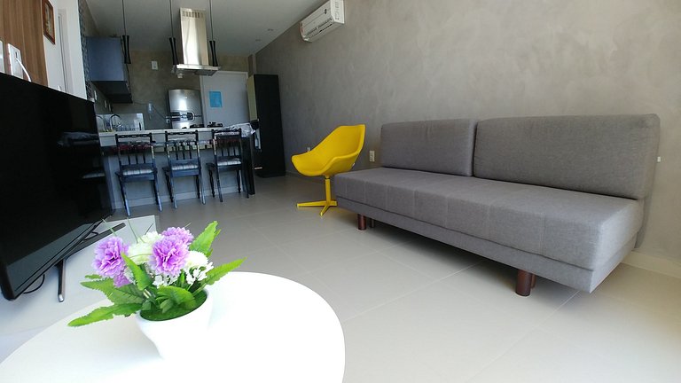 Conforto Beira-Mar: Lazer, Piscina e 2 Banheiros