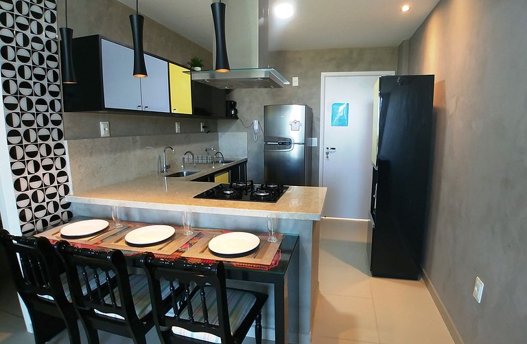 Conforto Beira-Mar: Lazer, Piscina e 2 Banheiros