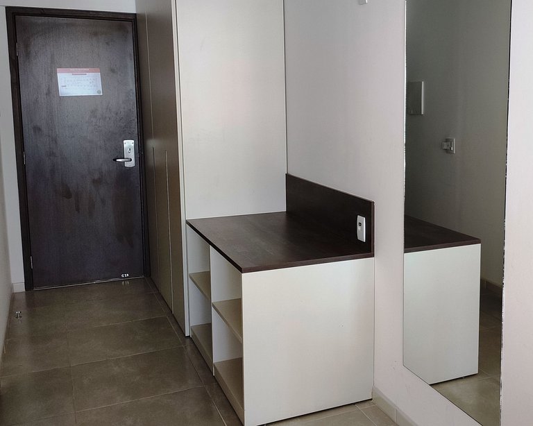 Flat Frente Mar c Limpeza Diária | R206