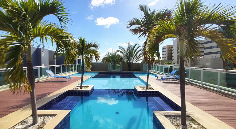 JTR | Ar na Sala, Localização Privilegiada+Piscina
