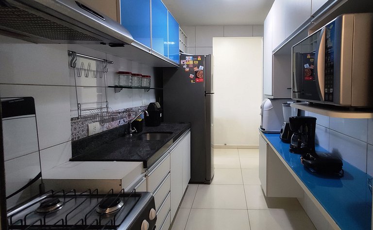 Vista Mar na Pajuçara: Amplo 2Q p/ 6 Pessoas