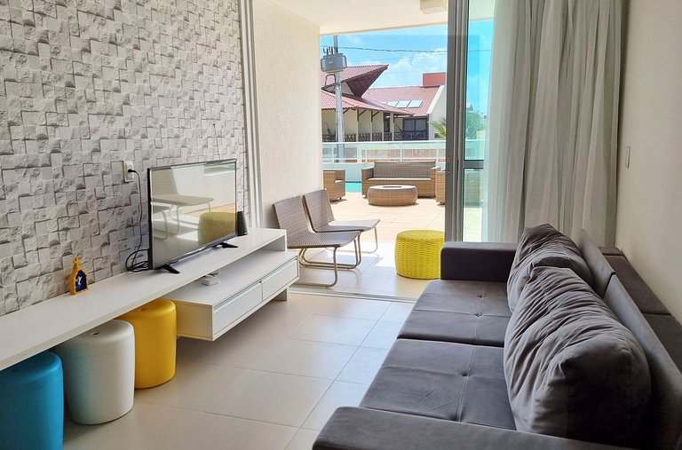 Pé na Areia Perfeito para 7 Pessoas + Garagem