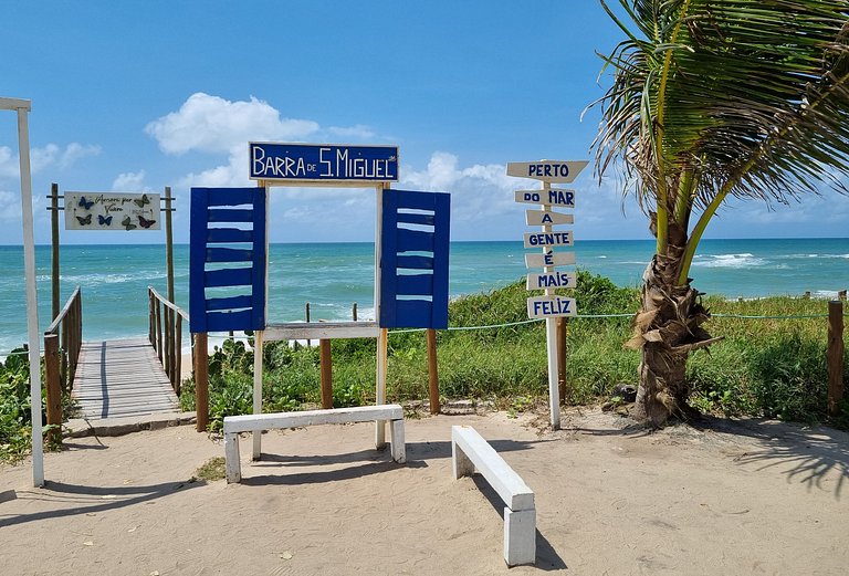 Areias do Mar | VistaMar e ar-condicionado na sala
