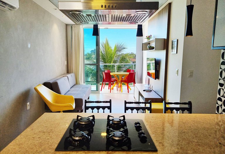 Conforto Beira-Mar: Lazer, Piscina e 2 Banheiros