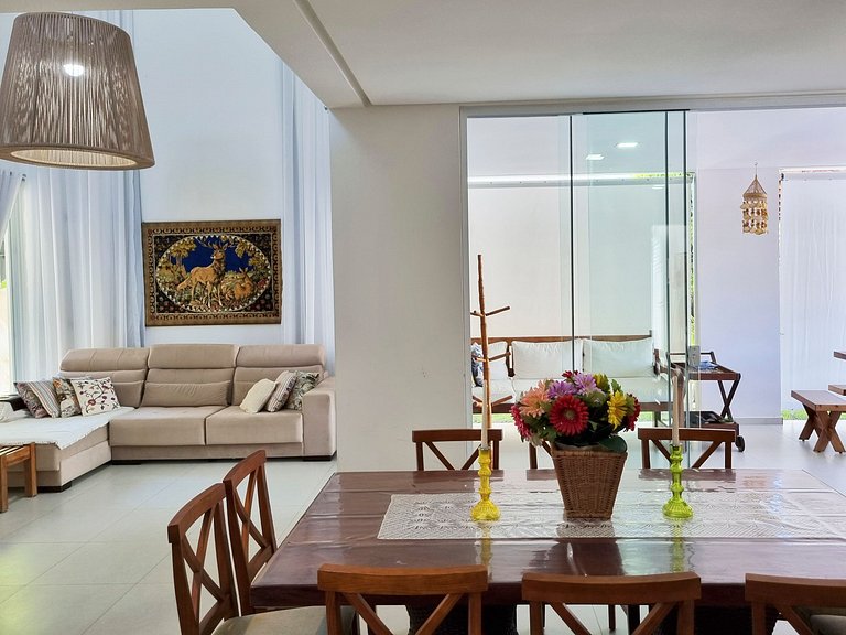 Casa Caramello | 5 Quartos | Lazer Completo