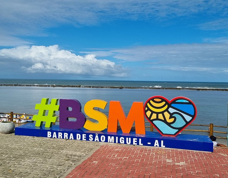 Areias do Mar | VistaMar e ar-condicionado na sala