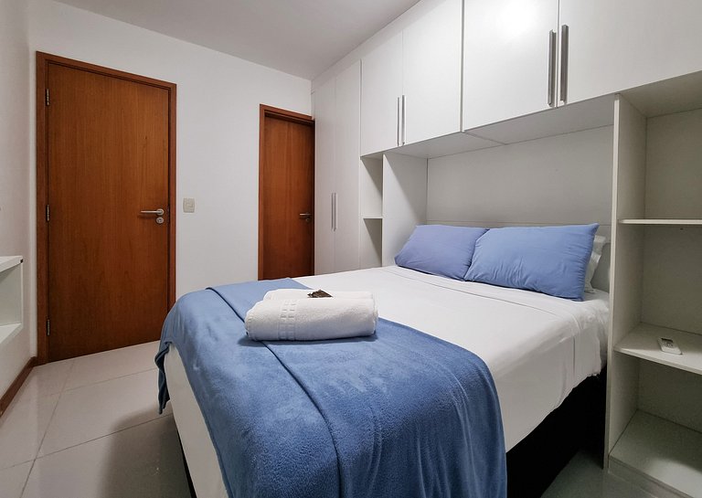 Apartamento 2 quadra Mar,Vista e Piscina no topo