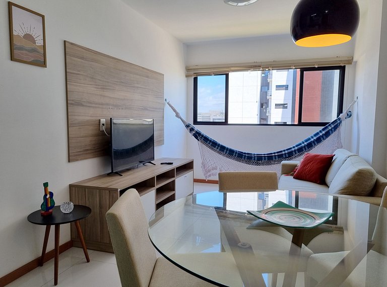 Apartamento 2 quadra Mar,Vista e Piscina no topo