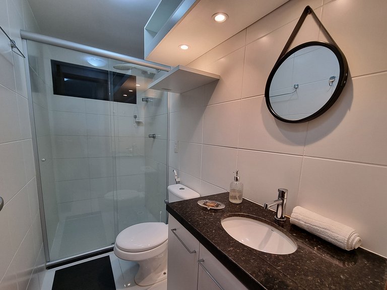 Apartamento 2 quadra Mar,Vista e Piscina no topo