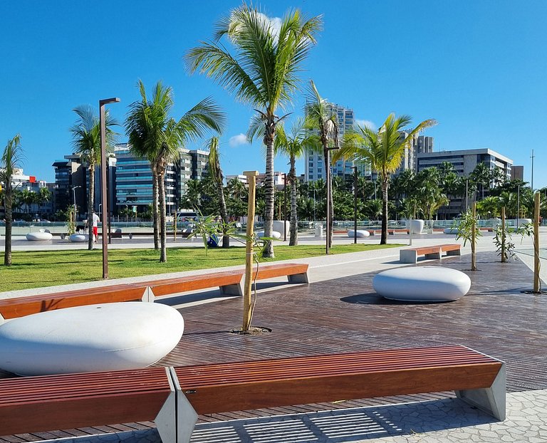 Apartamento Wi-fi Rápida no melhor da Ponta Verde