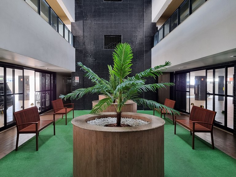 Apartamento vista mar na Jatiúca, academia+piscina