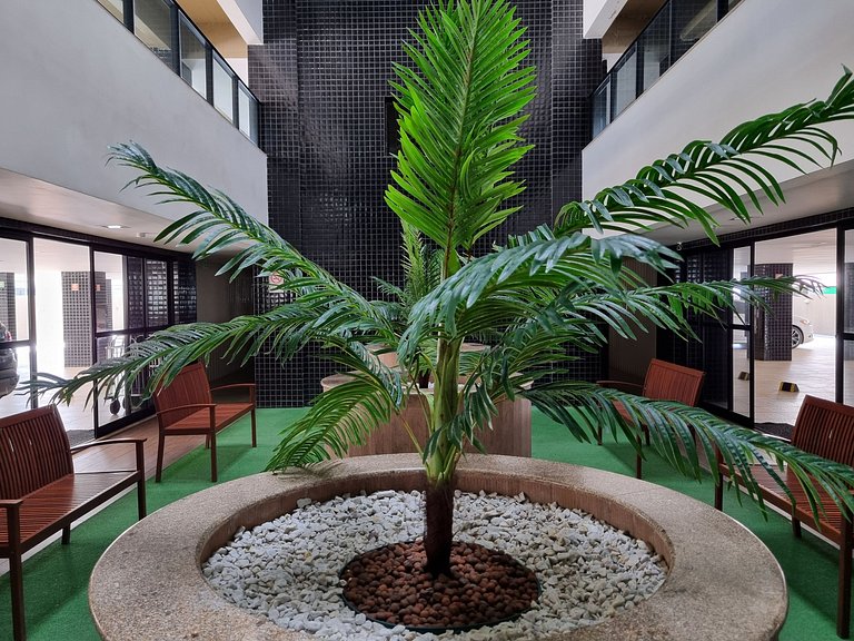 Apartamento 2 quadra Mar,Vista e Piscina no topo