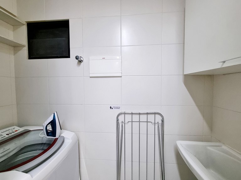 Apê c/ Ar, Wi-Fi, Piscina, Vista Mar e Garagem