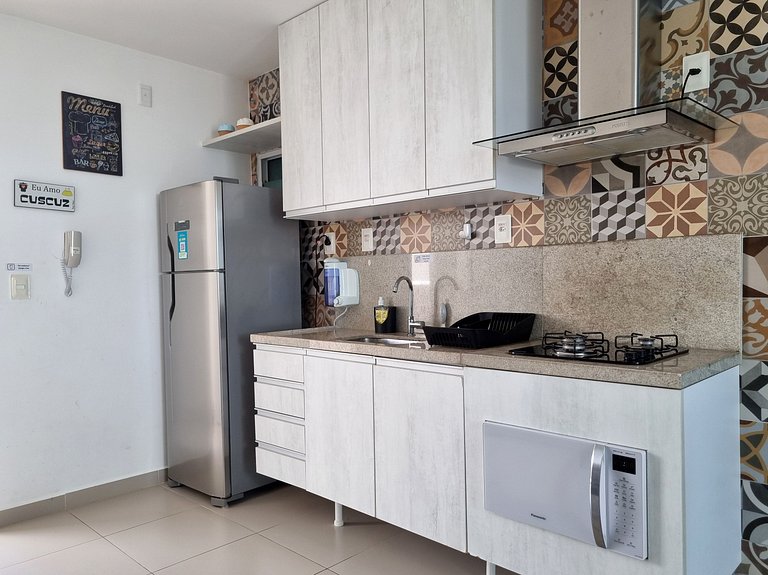 Areias do Mar | VistaMar e ar-condicionado na sala