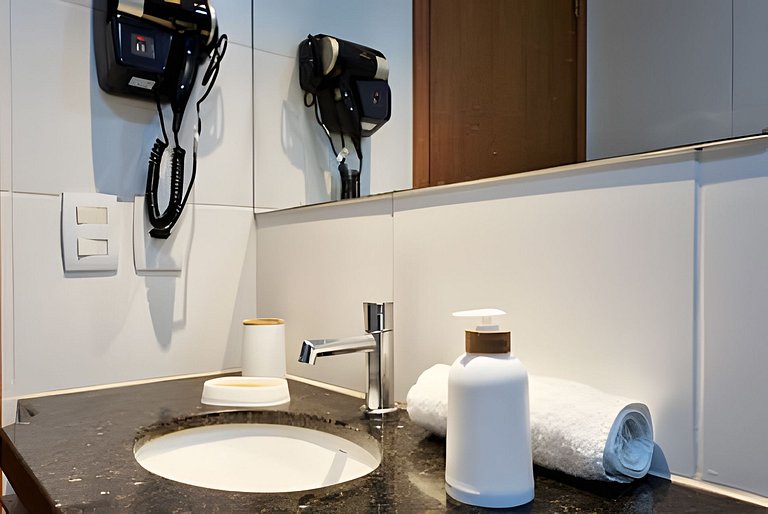 Apartamento a 3 min da praia, academia + piscina