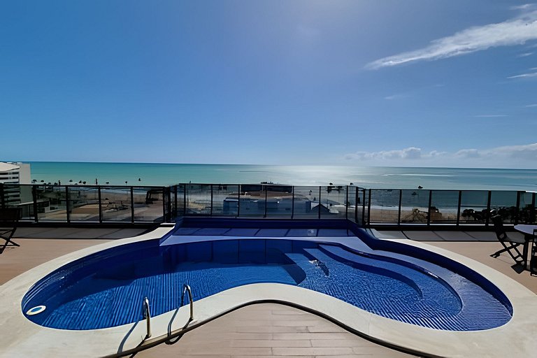 Apartamento 2 quadra Mar,Academia, Piscina no topo