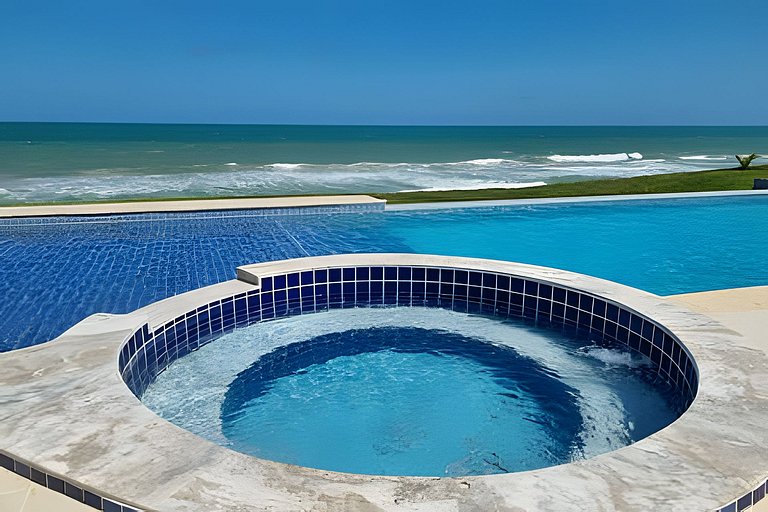 Casa Beira-mar | BeachTennis, Hidro, ÁreaGourmet