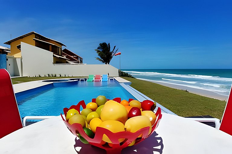 Casa Beira-mar | BeachTennis, Hidro, ÁreaGourmet