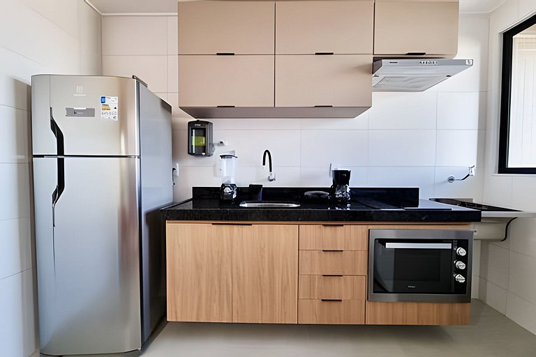 Apê Ótima Localização, Cozinha, Coworking, Fitness