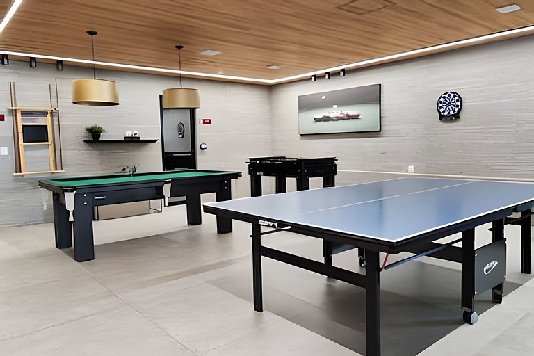Lindo Estúdio com Jacuzzi, Sauna e Coworking