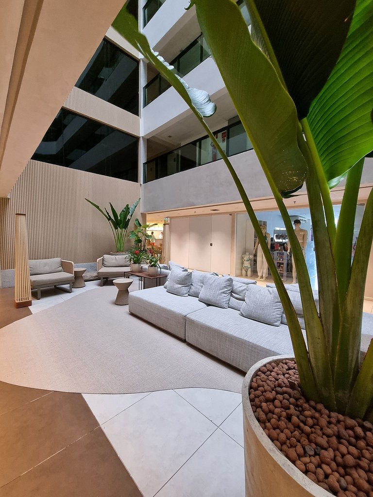 Flat Vista mar c Limpeza Diária | R627