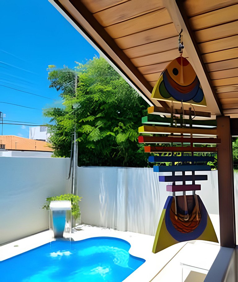 Casa Charmosa a 2min da Praia Bonita