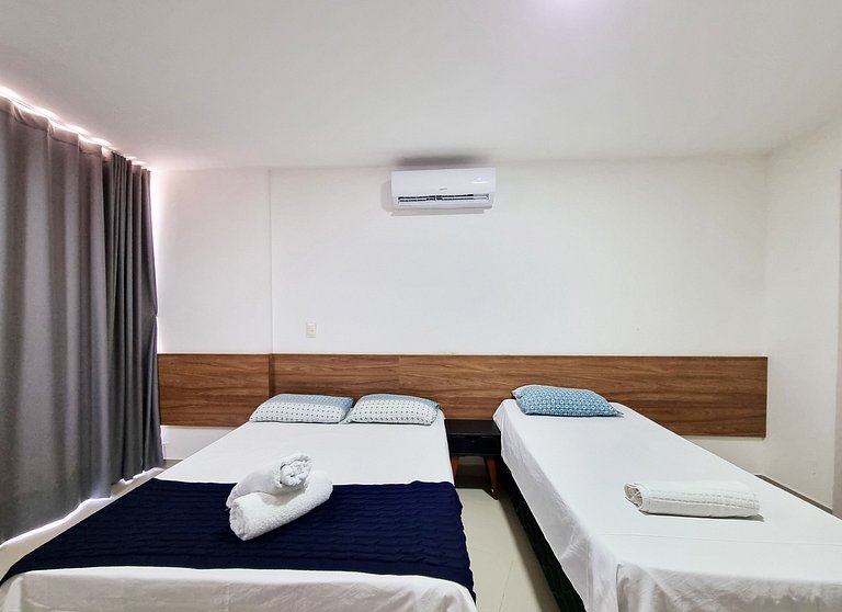 Areias do Mar | 2 Quartos, Terraço Frente Mar A102