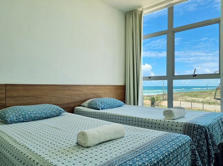 Apê p/ 7 Pessoas: Vista Mar, Piscina e Garagem