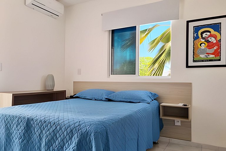 Casa 3 quartos, ambiente tranquilo, 5 min da praia