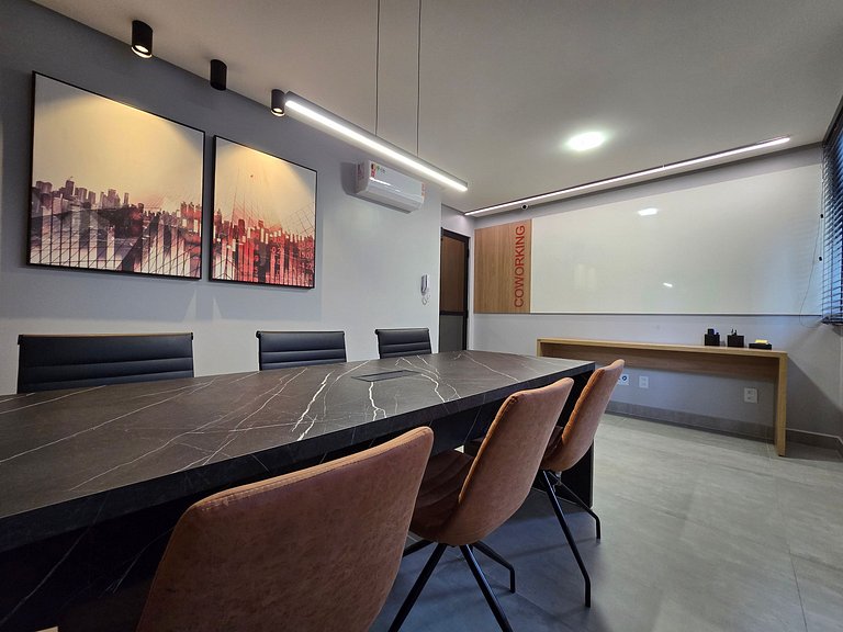 Apê Ótima Localização, Cozinha, Coworking, Fitness