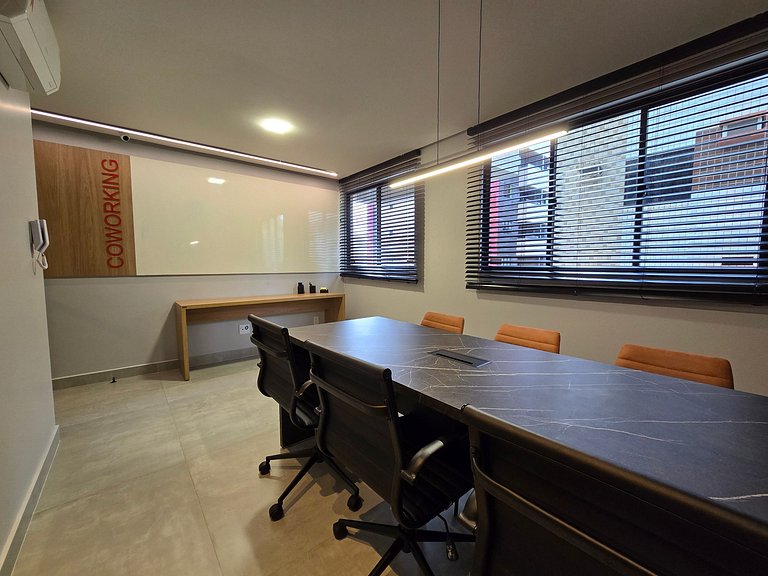 Apê Ótima Localização, Cozinha, Coworking, Fitness