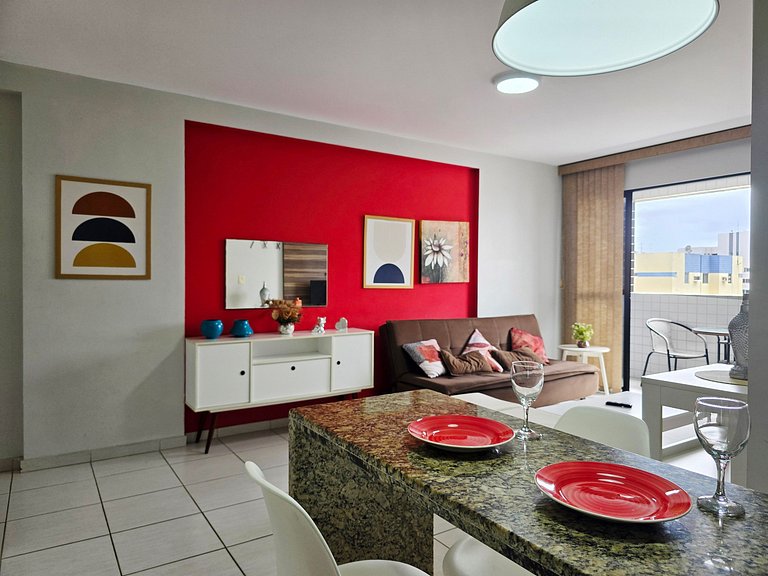 Apartamento PontaVerde,WiFi Rápida,Piscina no topo