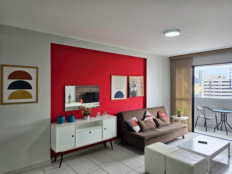 Apartamento PontaVerde,WiFi Rápida,Piscina no topo