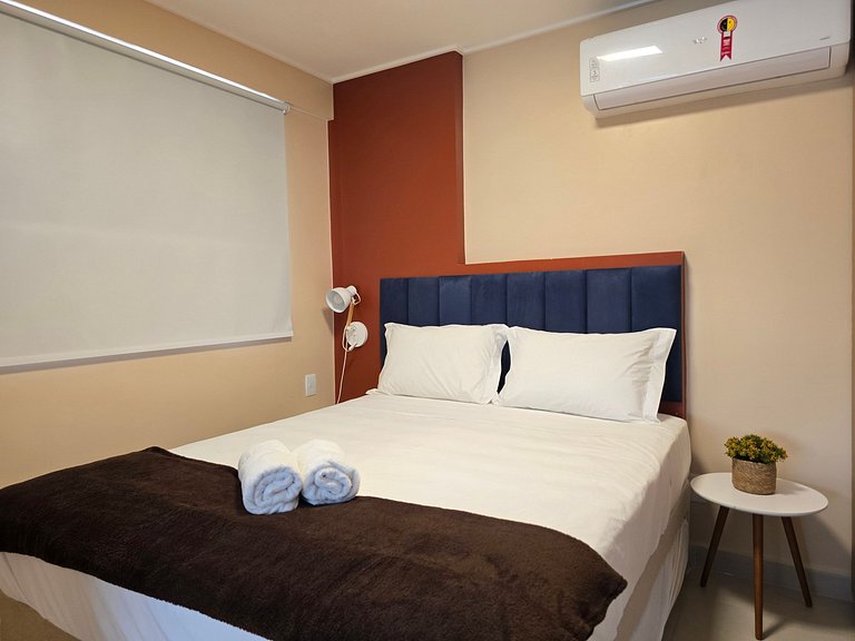Estúdio Moderno Completo com Piscina e Lazer