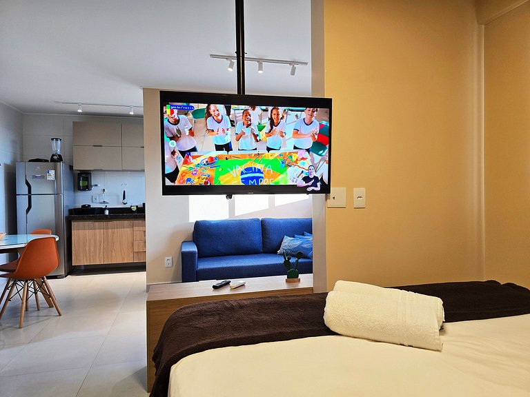 Apê Ótima Localização, Cozinha, Coworking, Fitness