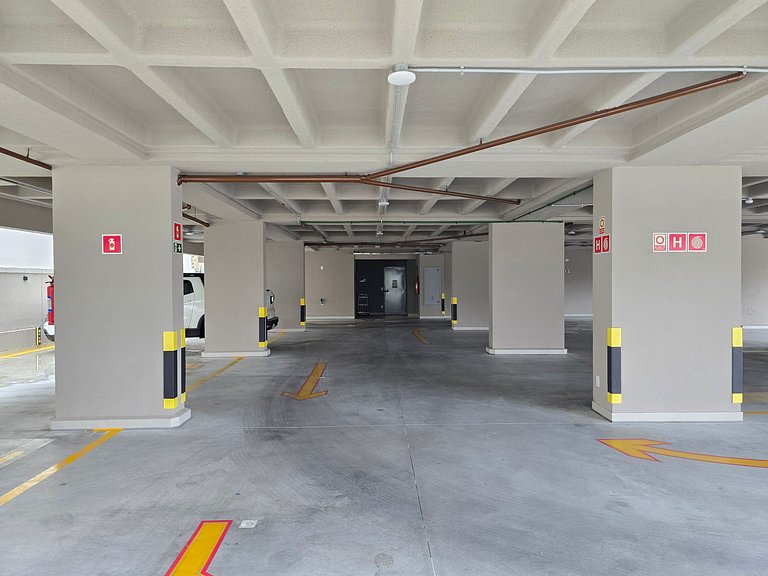 Apê com Ar em Tudo, Garagem e Lazer de Resort