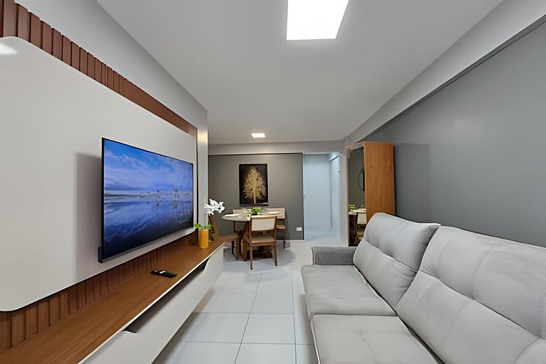 Apê 2 quartos na Pajuçara + Piscina e Academia