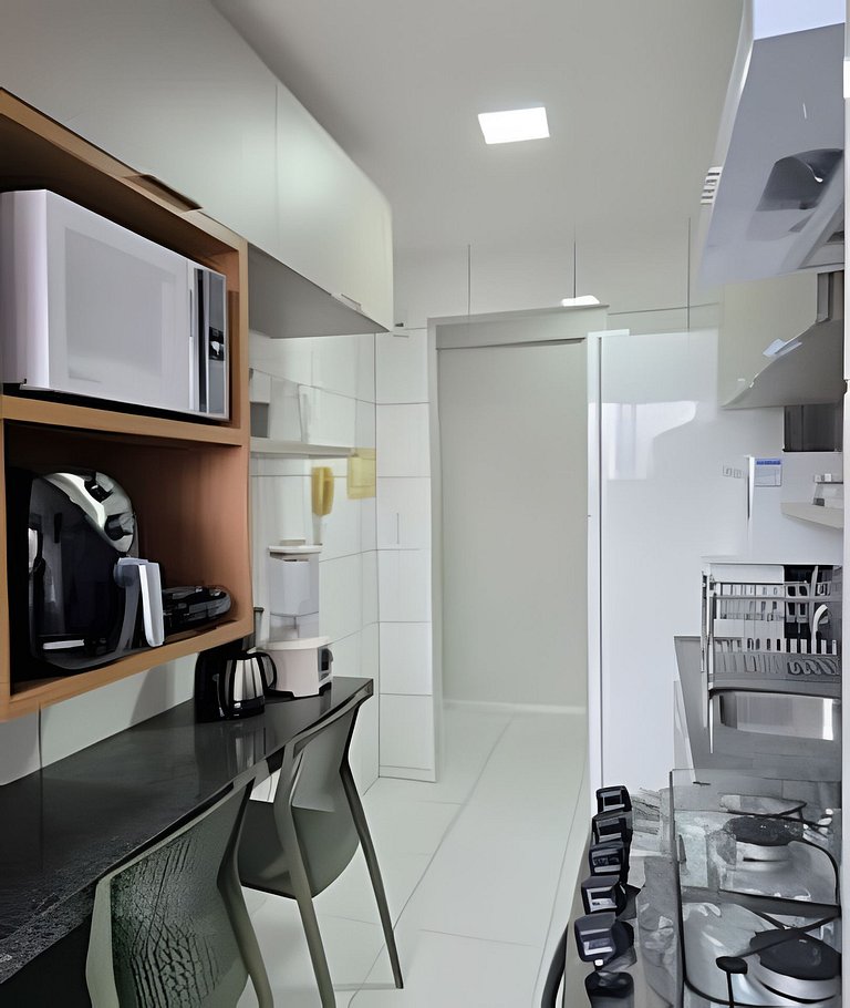 Apê 2 quartos na Pajuçara + Piscina e Academia