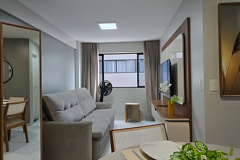 Apê 2 quartos na Pajuçara + Piscina e Academia