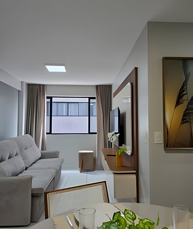 Apê 2 quartos na Pajuçara + Piscina e Academia