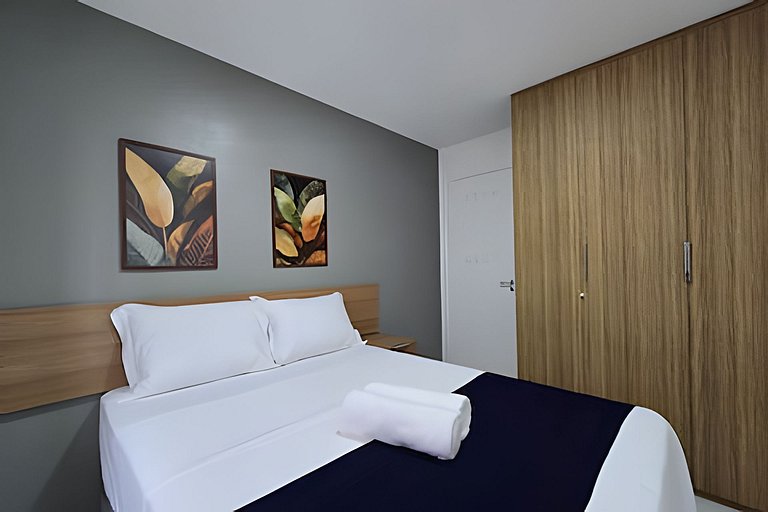 Apê 2 quartos na Pajuçara + Piscina e Academia