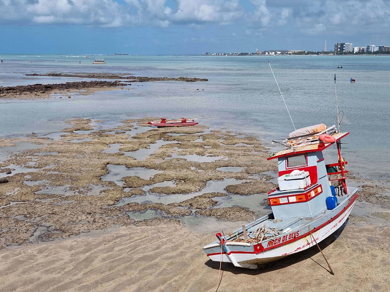 Apê Duplex beira-mar em Pajuçara