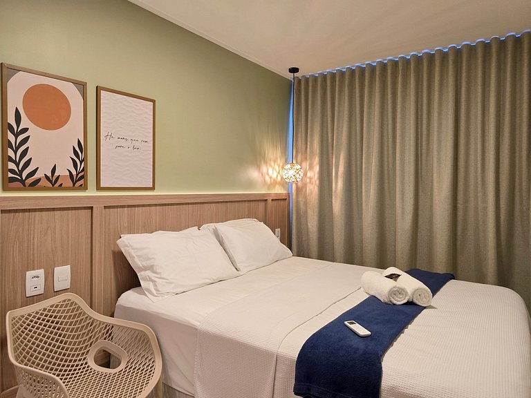 Apartamento Pajuçara c AR na Sala e Lazer Completo