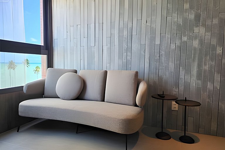 Apê Design Vista Mar, Piscina, Hidro e Academia