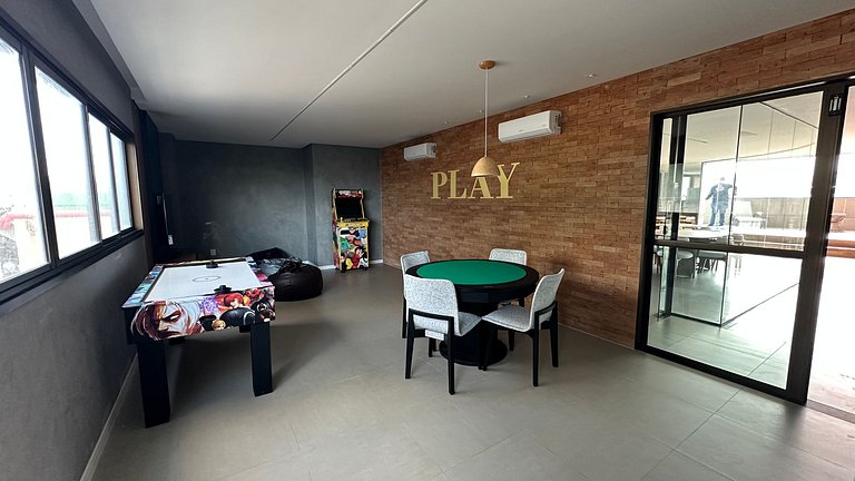Apê Design Vista Mar, Piscina, Hidro e Academia