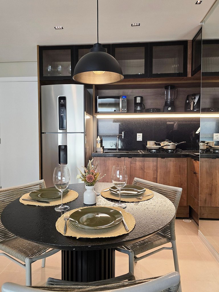 Apê Design Vista Mar, Piscina, Hidro e Academia