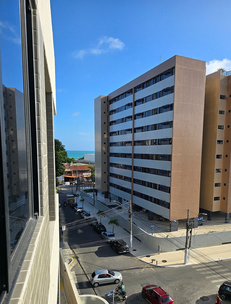 Lindo Estúdio com Jacuzzi, Sauna e Coworking